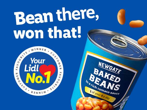 Lidl's Newgate Baked Beans: customer favourite.