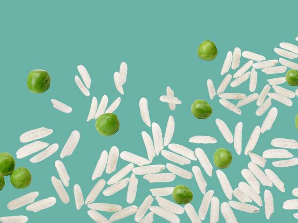Rice and peas.