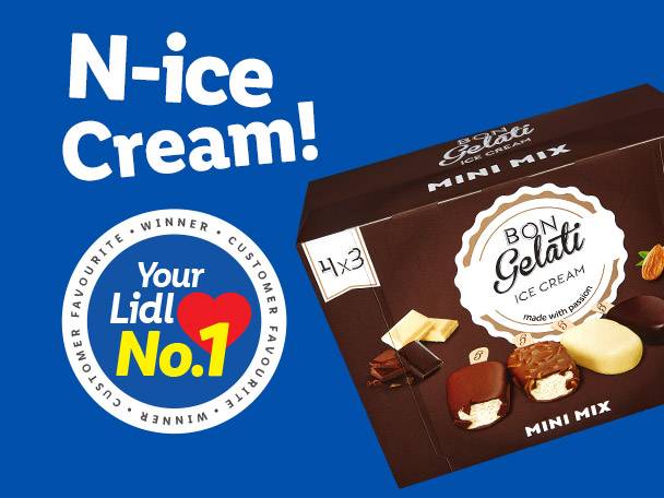 Lidl Bon Gelati mini ice cream mix.